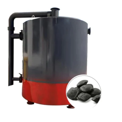 Attrezzatura per la produzione di carbone Stufa a carbone attivo per legno duro Forno di carbonizzazione del carbone per barbecue/shisha